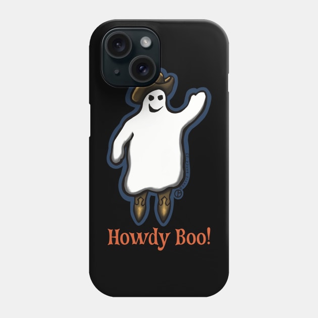 Howdy Boo! Phone Case by Art from the Blue Room