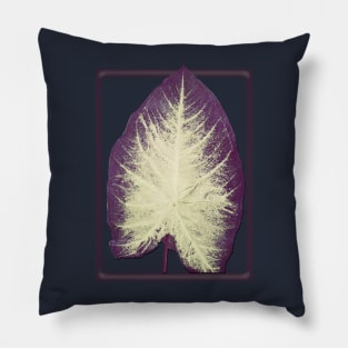 White Caladium Pillow