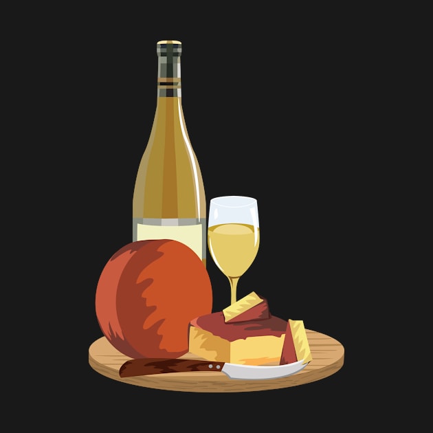 Wine and Cheese by SWON Design