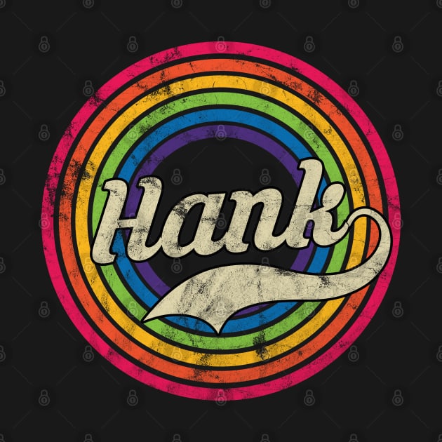 Hank - Retro Rainbow Faded-Style by MaydenArt