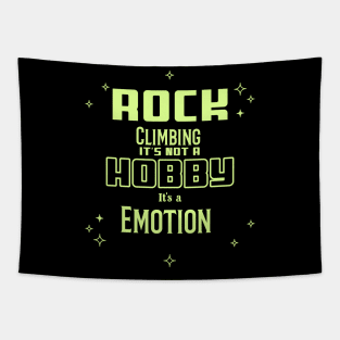 Rock Climbing Hobby Tapestry