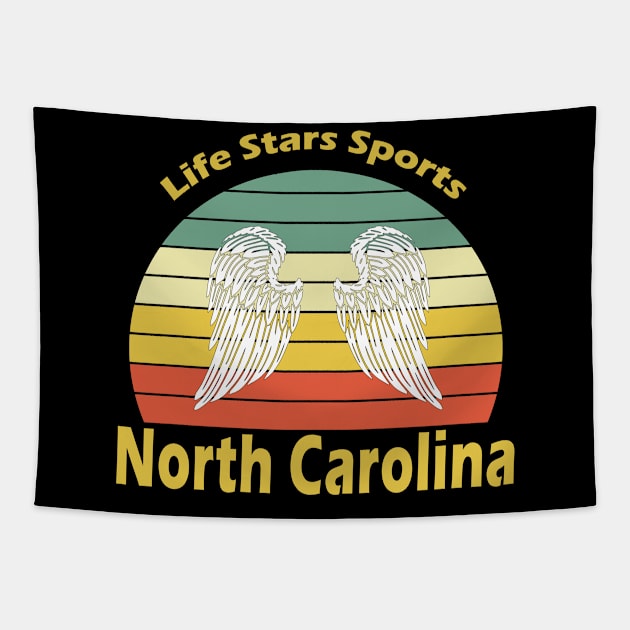 Sport North Carolina Tapestry by Alvd Design