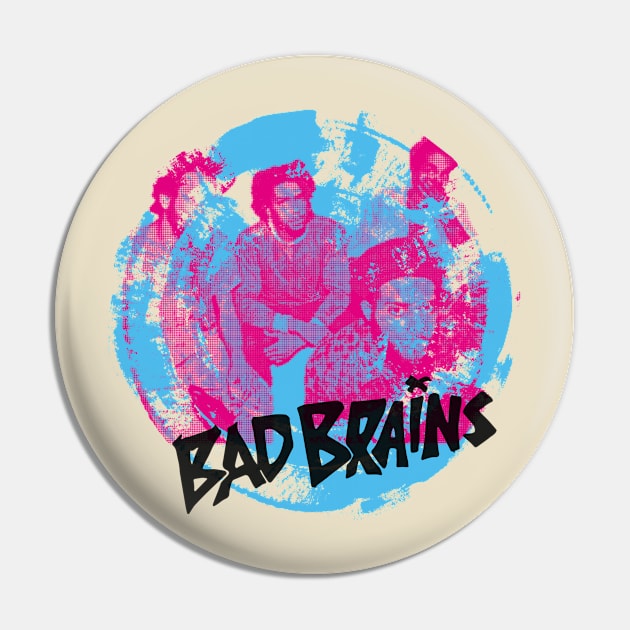 Bad Brains Pin by HAPPY TRIP PRESS