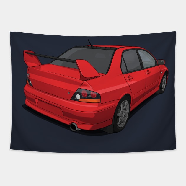 Evo 8 Tapestry by ArtyMotive