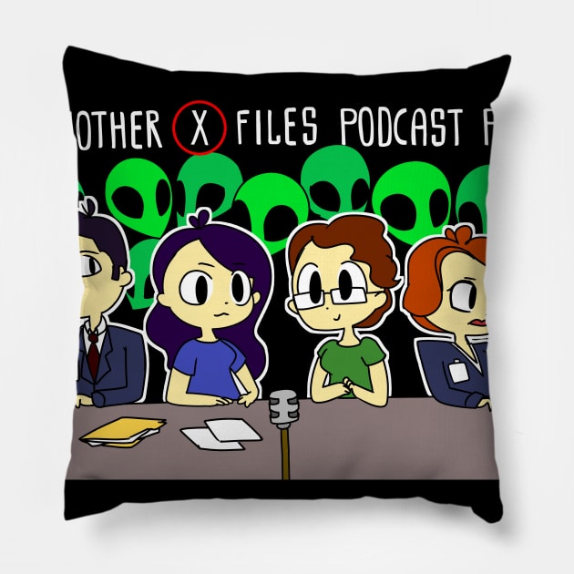 Not Another X-Files Podcast Podcast Logo Pillow by Not Another X-Files Podcast Podcast