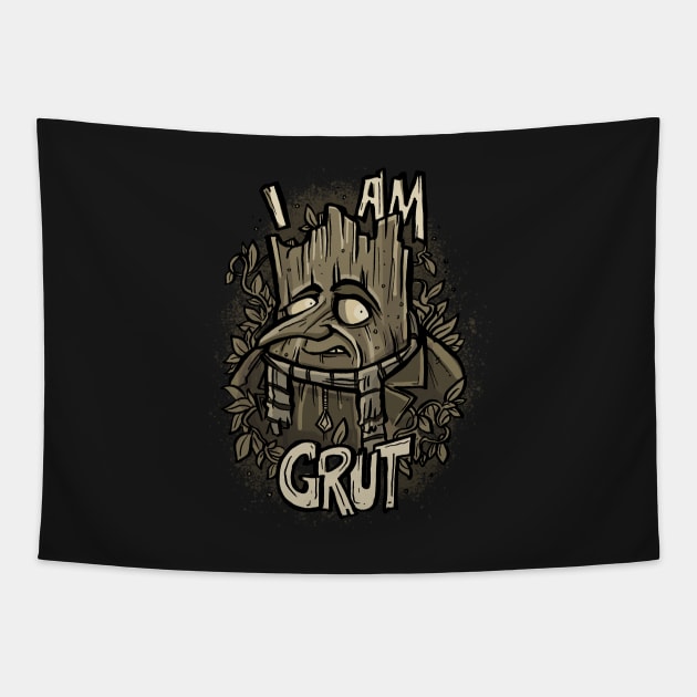 I Am Grut Tapestry by RichNairn