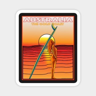 SURF AUSTRALIA Gold Coast Magnet