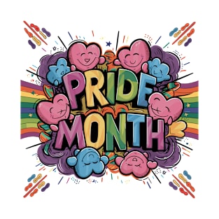 Pride Month Love Is Love LGBTQ LGBTQIA+ T-Shirt