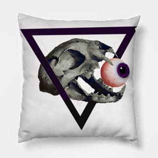 EYE SKULL CAT Pillow