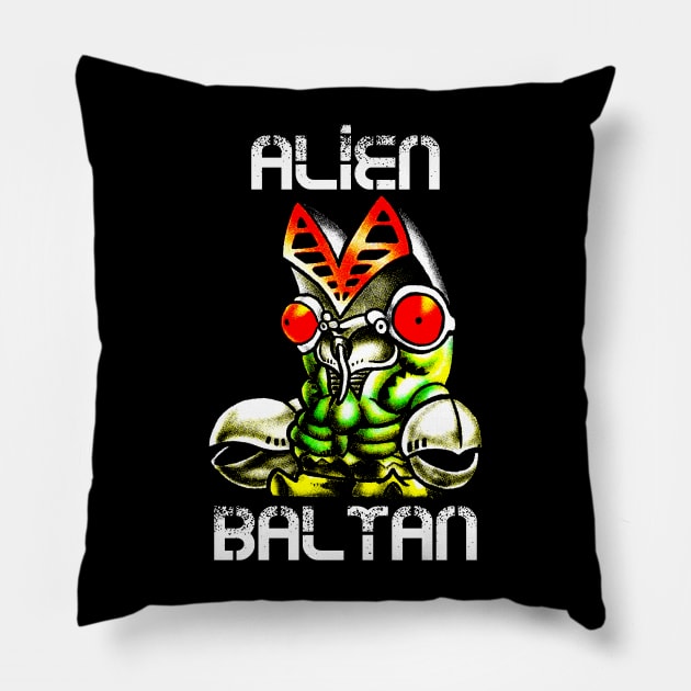 Super Deformed Alien Baltan Pillow by retroworldkorea