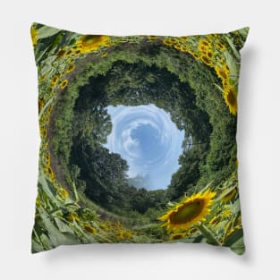 Sunflower Sunshower Pillow