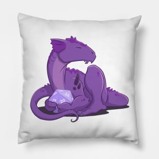 Amethyst Dragon d20 Pillow