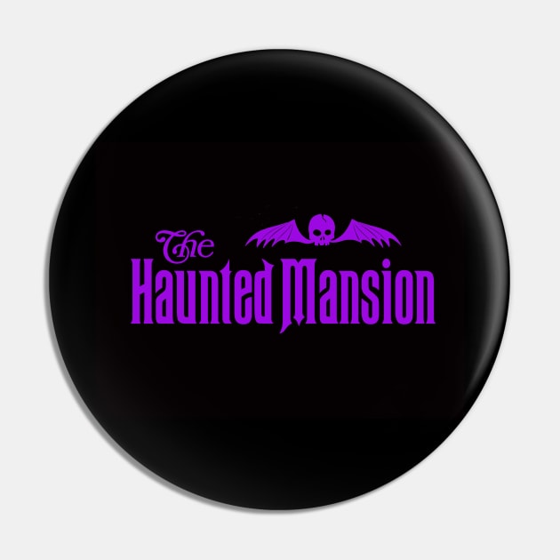 HAUNTED MANSION - Logo - Purple Pin by vampsandflappers