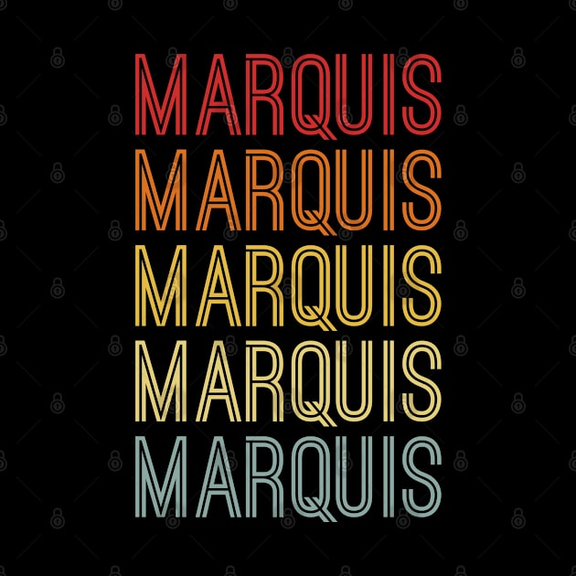 Marquis Name Vintage Retro Pattern by CoolDesignsDz