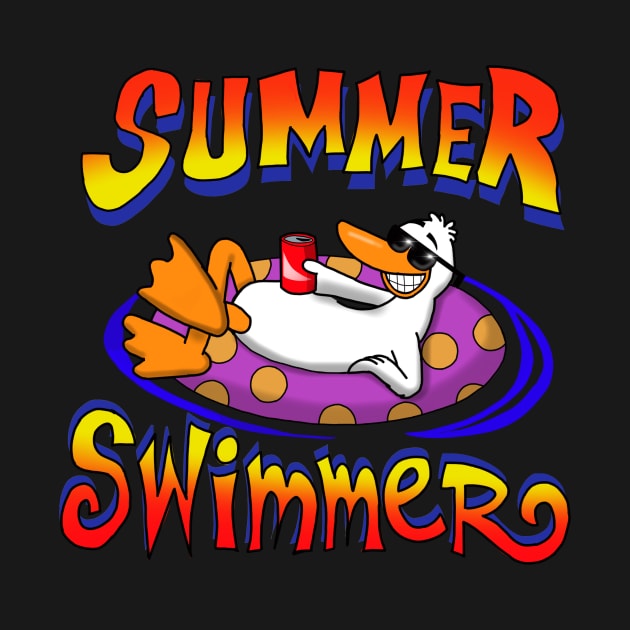 Summer Swimmer by wolfmanjaq