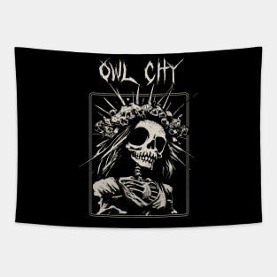 owl city spooky bride Tapestry