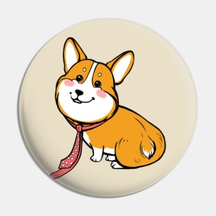 Corgi dog Pin