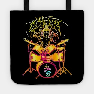 Neon Nirvana - Drummer Buddha Tote