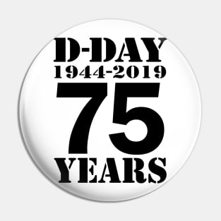 D-Day 75 years Pin