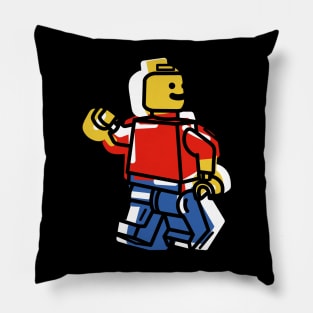 Building block character Pillow