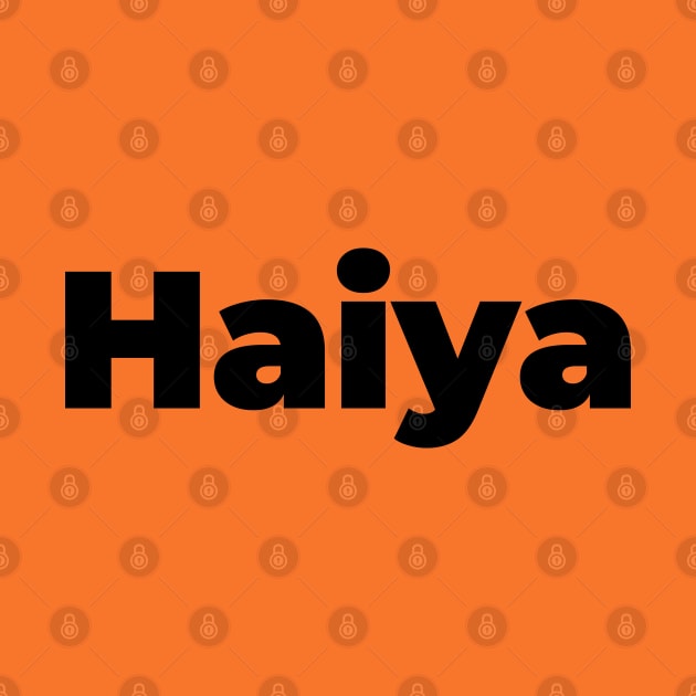 Haiya by Bunny Prince Design