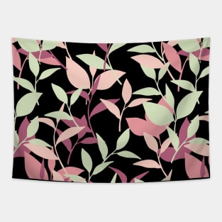 Sweet Little Pink Garden Design Tapestry