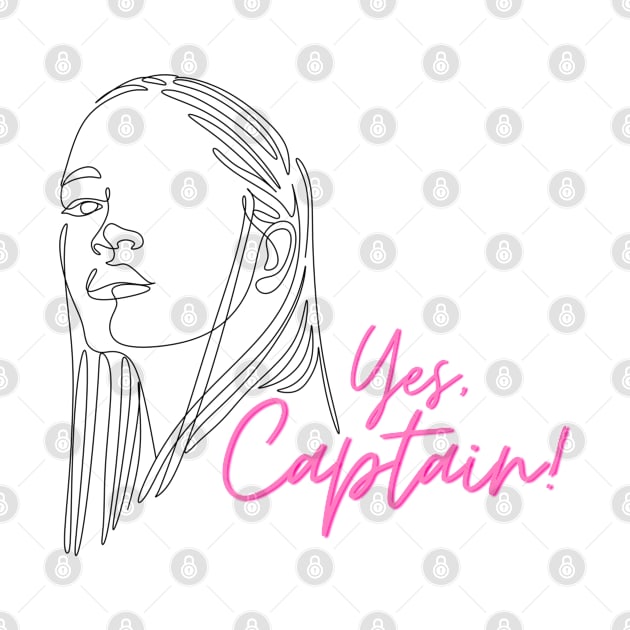 Captain Sanaa - Yes Captain! by Isabelle Olmo's Merch