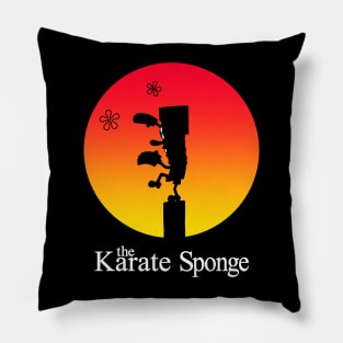 Funny Cute Cartoon 80's Karate Movie Parody Gift Pillow