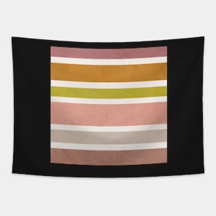 Abstract stripes, Boho style art, Mid century art Tapestry