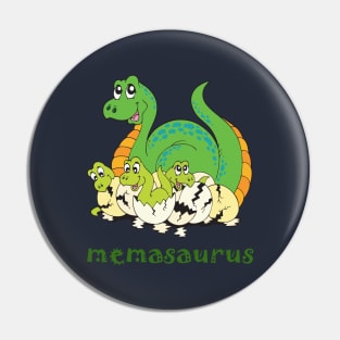 memasaurus Pin