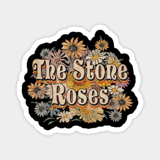 The Stone Gifts Name Roses Flowers Personalized Retro Styles Magnet