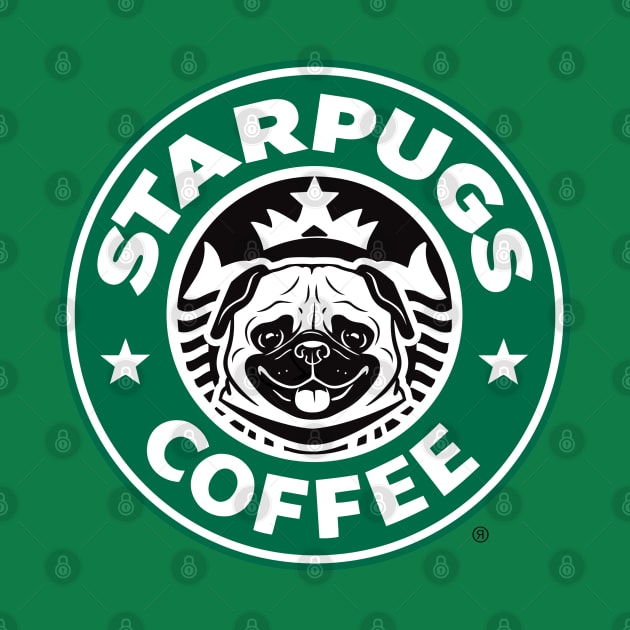 Starpugs Coffee by Alema Art