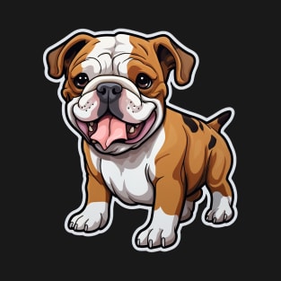 Cute Bulldog Dogs Funny English Bulldog T-Shirt