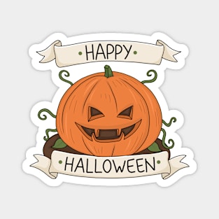 Halloween Pumpkin Magnet