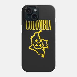 Colombia Grunge Smiling Face Phone Case