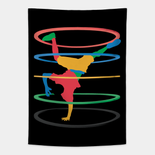 Breakdance Olympics Tapestry