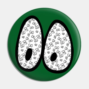 Cartoon Eyes Pin