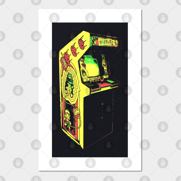 Dig Dug Retro Arcade Game 2 0 Retro Arcade Games Posters And