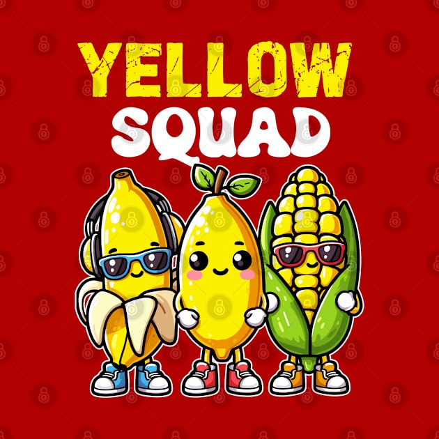 Yellow Squad Banana Lemon And Corn by hippohost