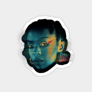 Retro  Lauryn Hill Magnet