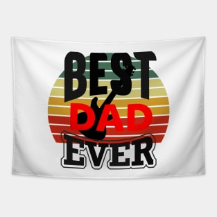 Best Dad Ever Music Tapestry