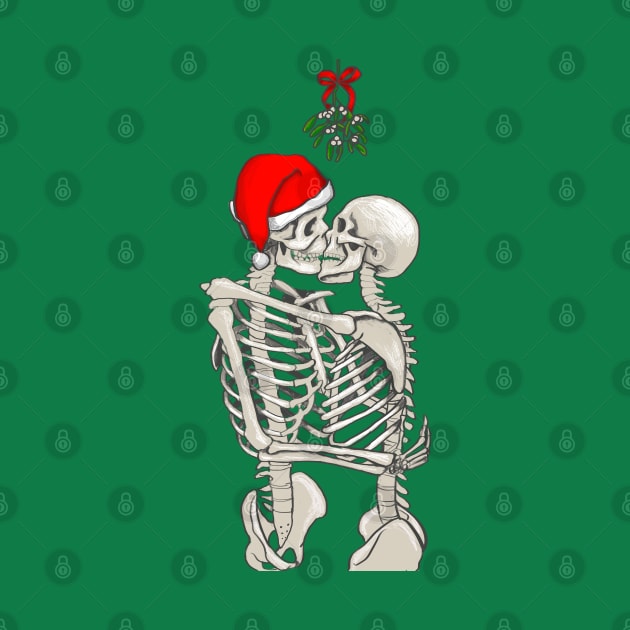 Mistletoe Skeletons by Heather Dorsch Creations