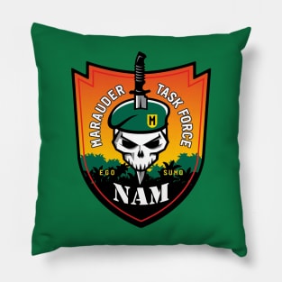 Marauder Task Force Vietnam Logo Pillow