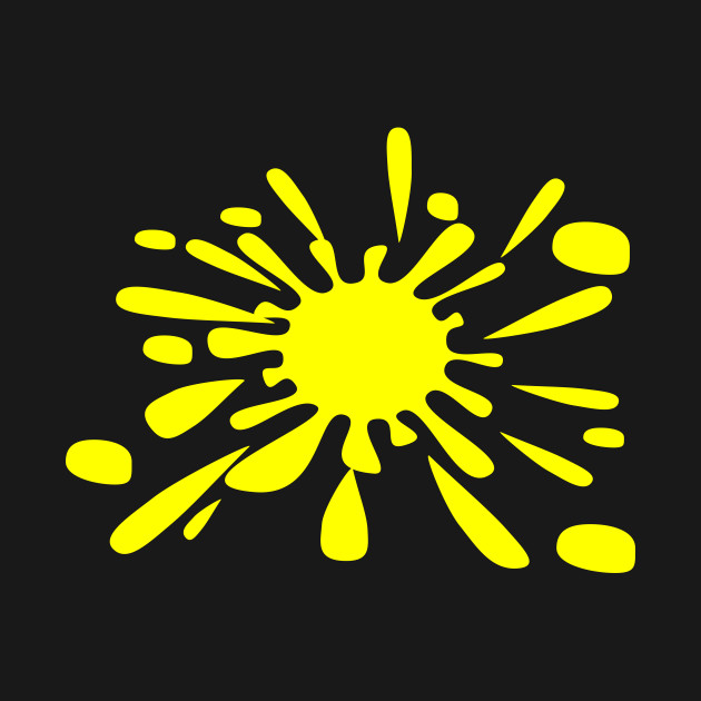 Disover Splat - Yellow - Splatter Paint - T-Shirt