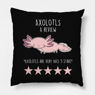 Axolotl Review Pillow