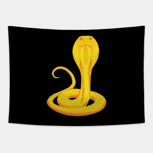 Golden Cobra Tapestry