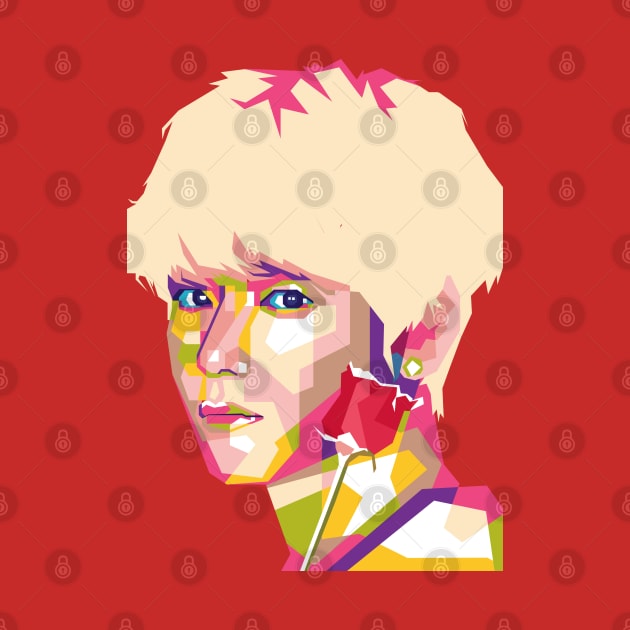 v bts in wpap design by Yopi