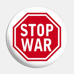 STOP WAR Pin