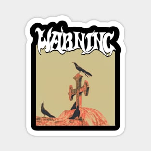 Warning doom metal Magnet