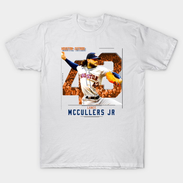 Discover Lance McCullers Jr Baseball Edit Astros - Lance Mccullers Jr - T-Shirt